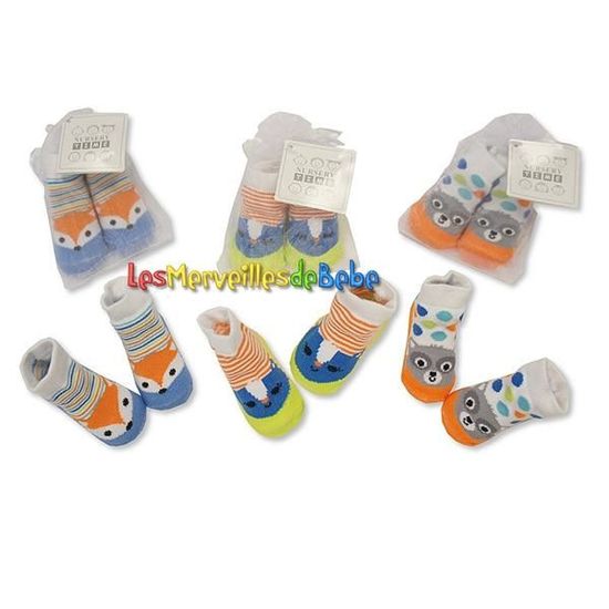 Chaussettes Bebe Garcon De Naissance Par Lot De 3 Animaux Blanc Bleu Vert Orange Cdiscount Pret A Porter