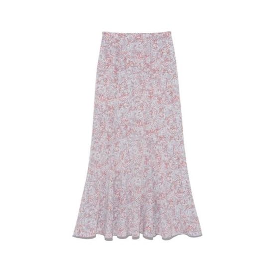 Jupe Trompette Midi Gina Bacconi Taille 14 – Rose, Polyester, Fermeture Zip (Femme, 34 Pouces)
