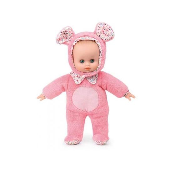 Bébés Baigneur - Petit Collin - Anibabies 28 cm 'souricette' - Jouet pour enfants de 9 mois à 5 ans - Rose