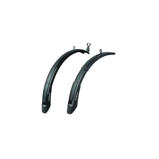 Garde boue VTT tringles 26-29p polisport expander noir largeur 65mm