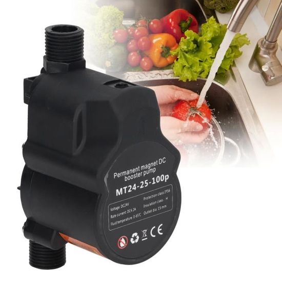 Pompe De Surpression Automatique Pour Douche - 24V DC, Améliore Le Débit D'eau, Protection Anti-manque D'eau