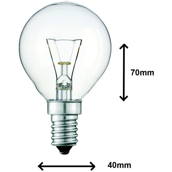 40w Four Lampe pour Usage Dans A Hotpoint Four. 240v. 300° Chaleur Résistant. Ses (E14) Petit Vis Edison Cuisinière Ampoule