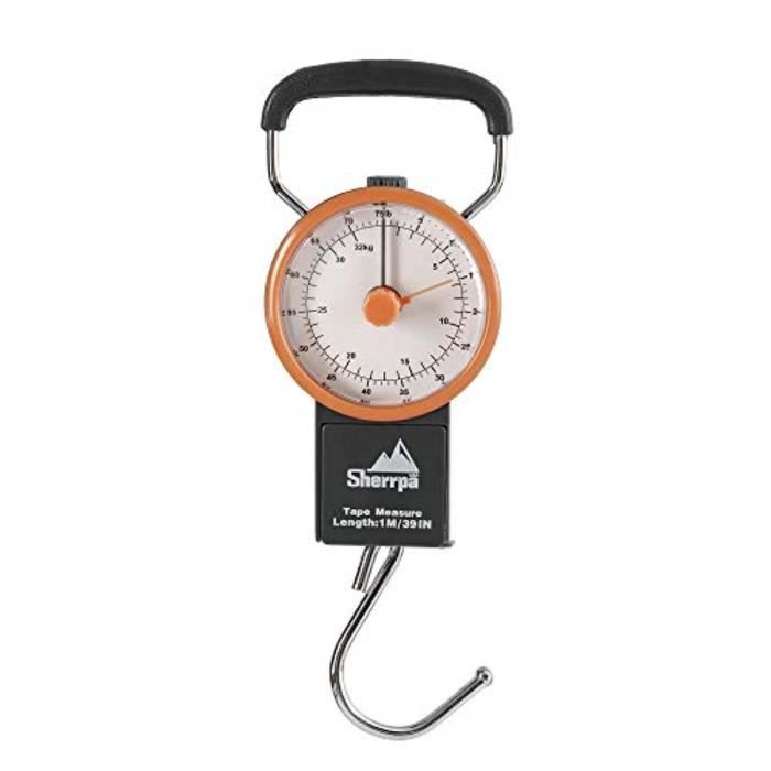 Bracelet De Montre Vendu Seul NFJ7G Échelle manuelle bagages Voyage, Pondération Valise Échelle 75 lb - 32 kg (
