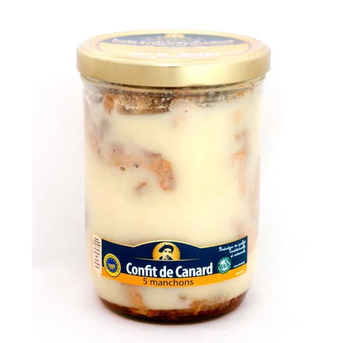 Manchons de Canard confits x 5 - IGP Gers - Direct Producteur