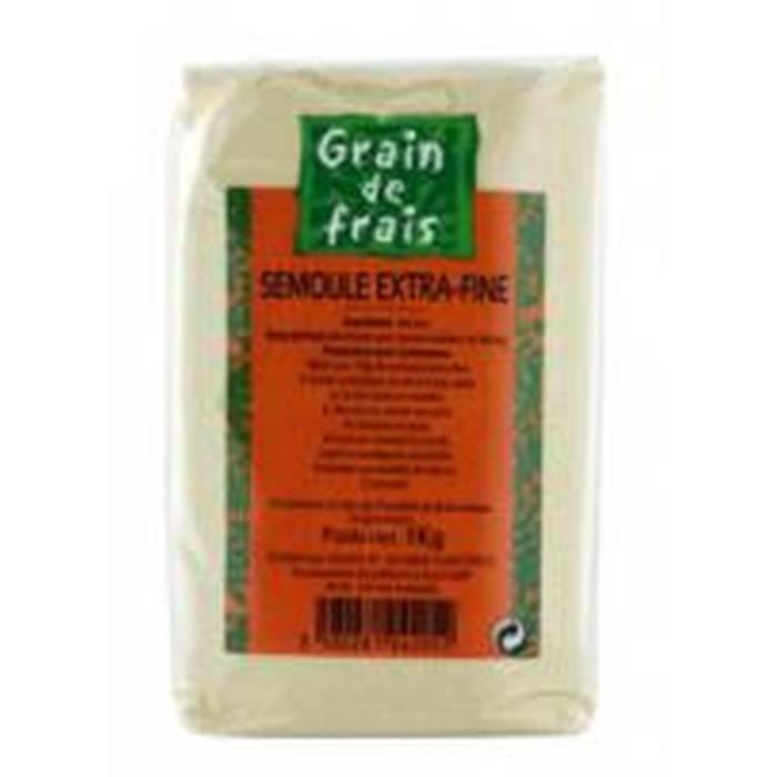 Semoule extra fine - Grain de Frais - paquet 1kg