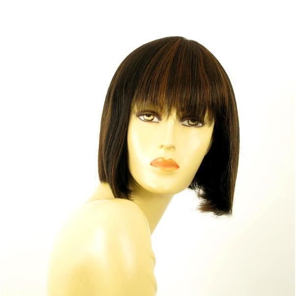 perruque femme carre cheveux naturel JACKIE 1B30