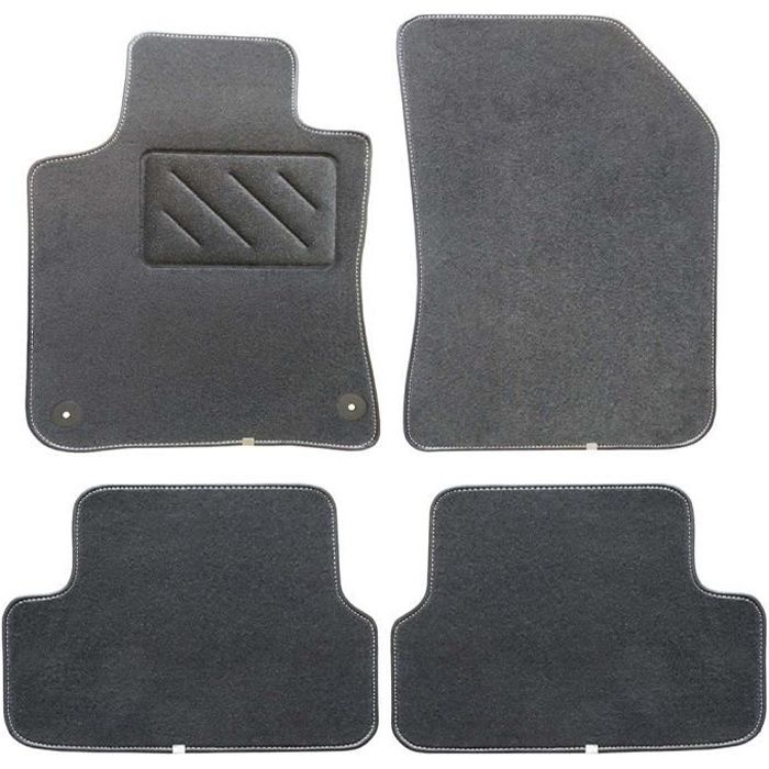 Tapis auto sur-mesure pour Peugeot 5008 de 01-2009 à 09-2017.