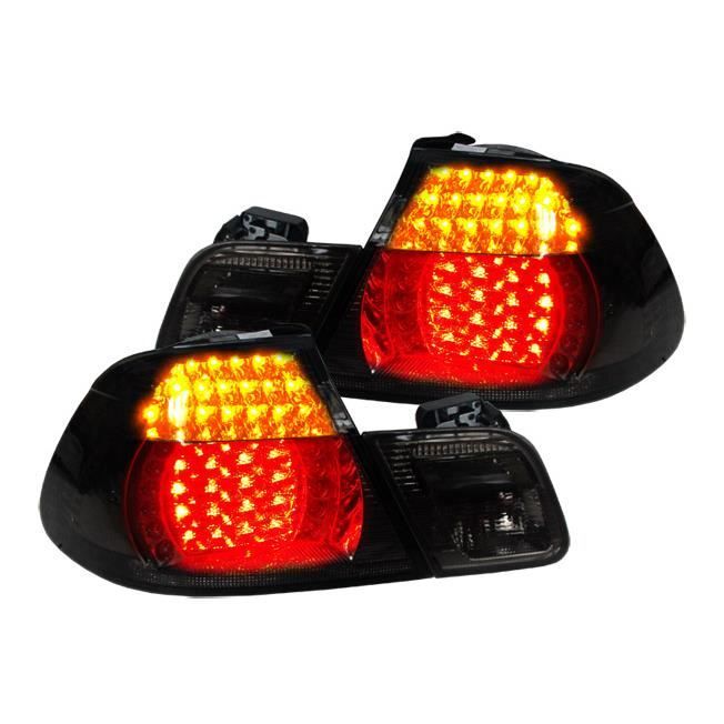 feux arrières design, noir, LED BMW E46,... 99-03 COUPE pour: BMW serie 3 (E46) Coupe/Cabrio 99-03