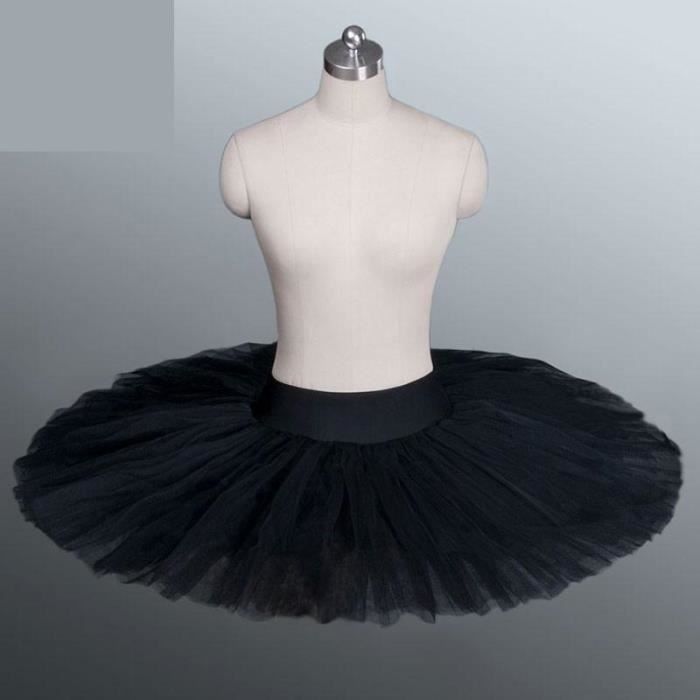 Costume de danse de Ballet professionnel pour femmes, jupe Tutu avec sous-vêtements pour adultes, noir, blanc, rouge [0FD8DCF]