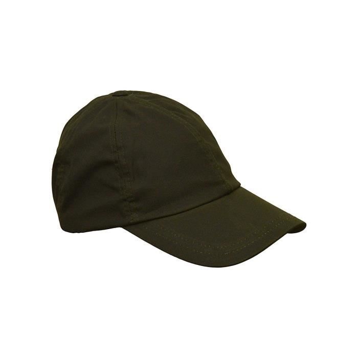 Walker & Hawkes - Casquette en coton ciré - unisexe - Olive - Taille unique