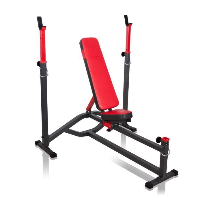 Marbo Sport Banc de musculation réglable avec chandelles MS-L105
