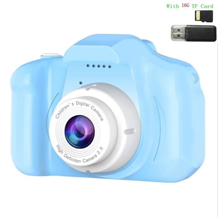 Appareil photo enfant,Enfants enfants caméra Mini jouets éducatifs pour enfants bébé cadeaux cadeau - Type With 16g TF Card #E