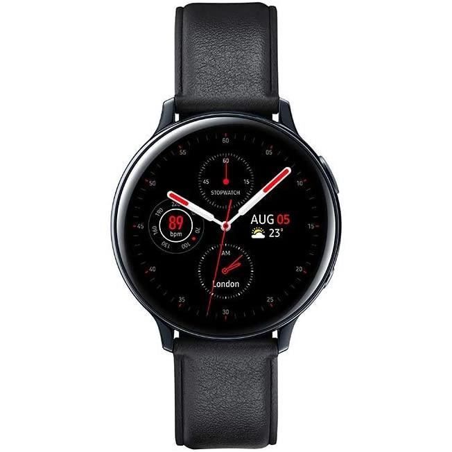 MONTRE CONNECTEE SPORT Samsung Montre Galaxy Watch Active 2 Bluetooth Acier 40 mm Noir Diamant Version Franccedilaise600