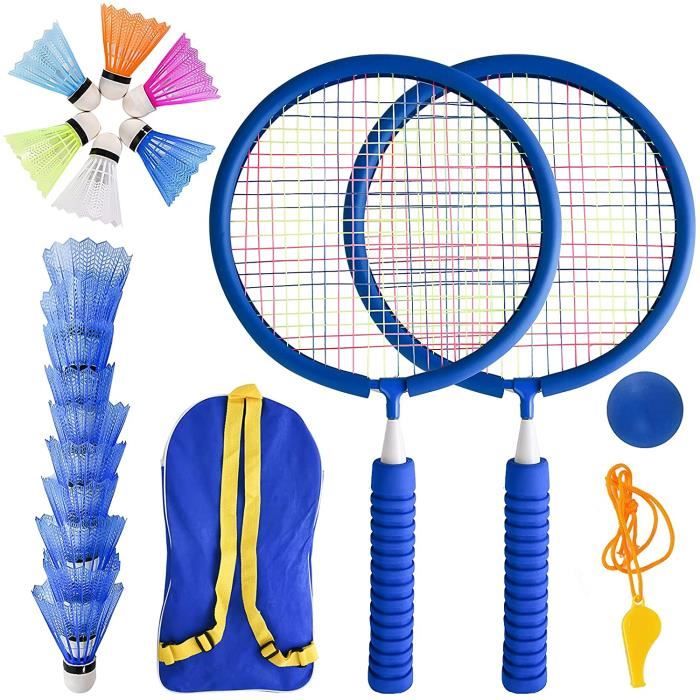 badminton set pour enfants avec raquettes, raquettes de tennis badminton set, set de badminton enfant, badminton kit avec 2 raquet
