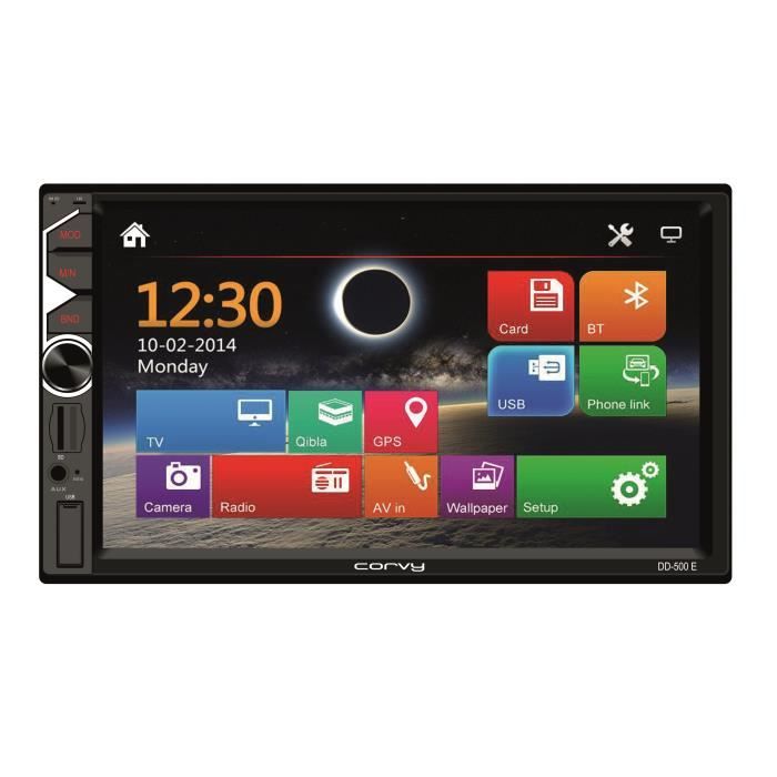 AUTORADIO DOUBLE DIN ECRAN 7''