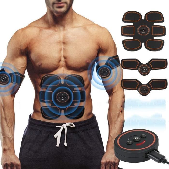 CEINTURE DE FORCE Appareils Abdominaux Appareil Abdo Ems Trainer Ceinture Abdominale Homme Musculation Abdominaux Femme Usb EMS 1865