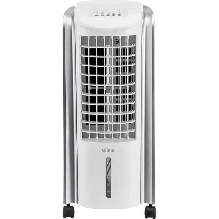 Qlima Refroidisseur d'air Combiné 48 W Blanc Ventilateur Climatiseur Mobile,345