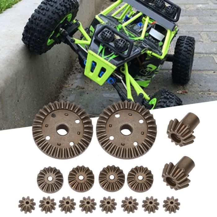 Remplacement d'engrenage en métal, accessoire d'engrenage en métal durable à haute efficacité, modèle de voiture RC pour Wltoys