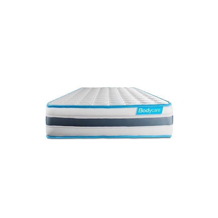 Ensemble sommier matelas 90x190 Bodyzone - 24 cm - Confort Ferme - sommier gris