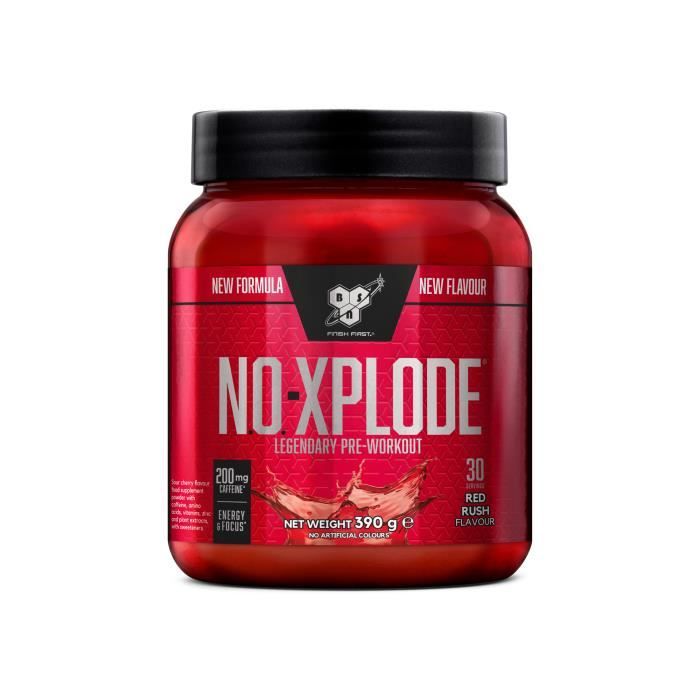 N.O.-Xplode 390g Rush rouge Bsn Pre-entrainement