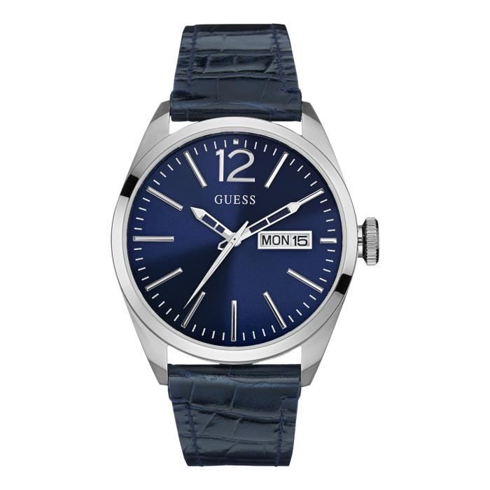 Montre GUESS Cuir - Taille : TU - Couleur : Autre