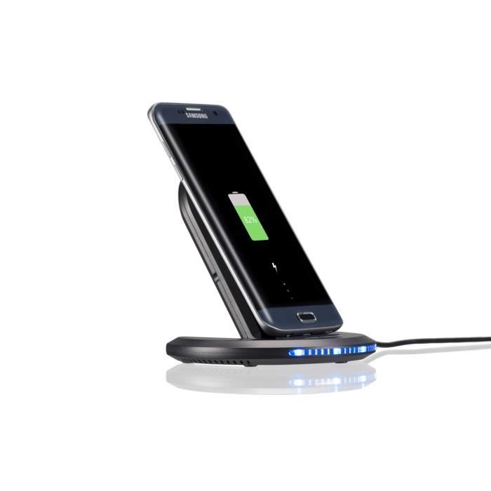 Qi Chargeur Sans Fil Rapide Chargeur à Induction Quick Chargeur pour iPhone X/ 8 Plus/ 8, Samsung Galaxy S8 Plus/ S8/S7 Edge/S7