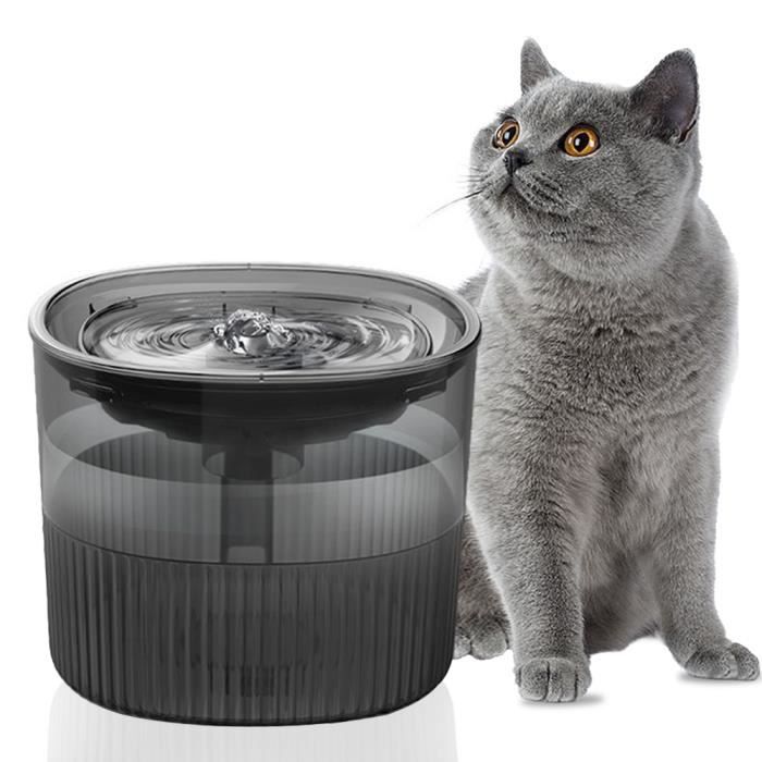 1.8L Fontaine à Eau pour Chat JIATZOCN, Silencieuse Fontaine pour Chat Chien,Circulation automatique Branchement USB