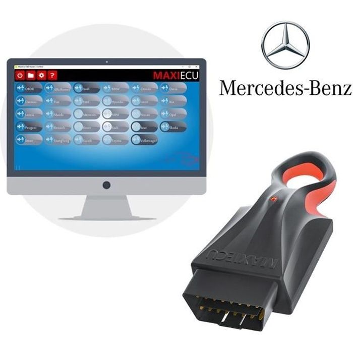 Valise Diagnostic Auto Pro MaxiECU - Compatible Mercedes - OBD2 - Diagnostique Professionnel