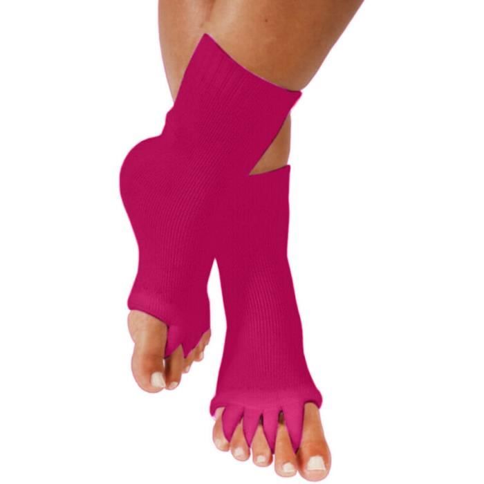 Chaussettes à cinq orteils Chaussettes de Yoga Gym Sports