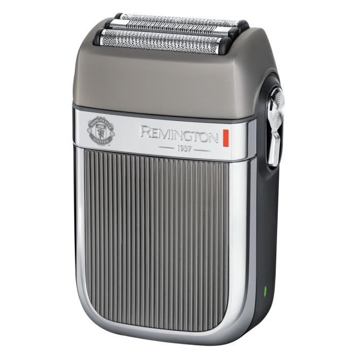 Remington HF9050 Coffret Cadeau Manchester United Edition Rasoir Electrique Grilles Heritage Etanche, Batterie Lithium - 4pcs