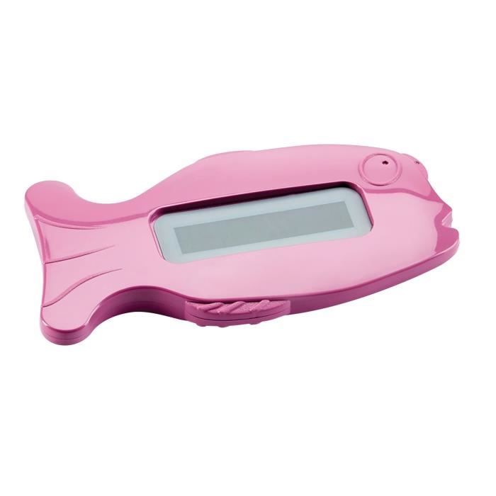 THERMOBABY Thermomètre de Bain à Affichage Digital Rose Orchidée