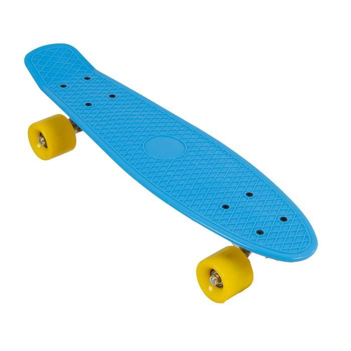 TOM skateboard Retro 56 cm polypropylène bleu
