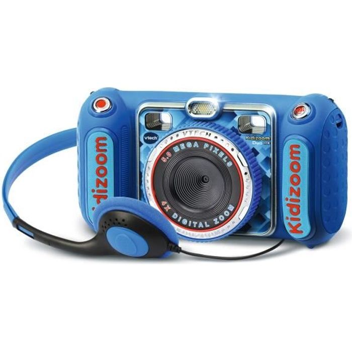 VTECH - Kidizoom Duo DX Bleu - Appareil Photo Enfant