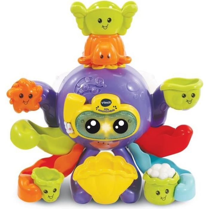 VTECH BABY - Jouet de Bain - Polo, Mon Poulpe Rigolo