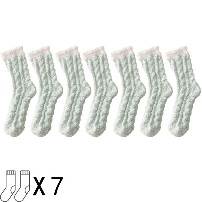 Toes Home Lot de 5 Paires de Chaussettes Moelleuses Femme Antidérapantes Chaudes Avec poignées Chaussettes d'hiver Épaisses Pour Femmes et Filles Douces et Confortables Toes Home Lot de 5 Paires de Chaussettes Moelleuses Femme Antidérapantes Chaudes Avec poignées Chaussettes d'hiver Épaisses Pour Femmes et Filles Douces et Confortables