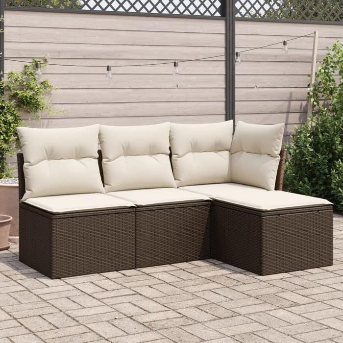 Salon de jardin 4 pcs