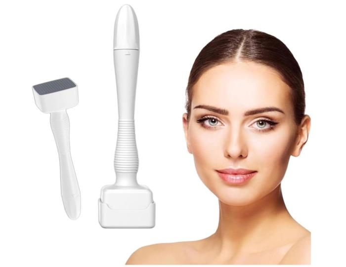Derma Stamp Cheveux Réglable 0-30mm - Microneedling Avec 140 Aiguilles - Dr.Roller - Neuf
