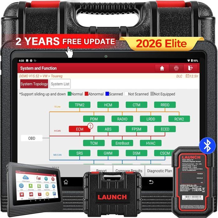 LAUNCH X431 PRO3 V+ 5.0 Elite Valise de Diagnostic OBD2 Outil Diagnostique Auto Multimarque Codage en Ligne de lECU en Français