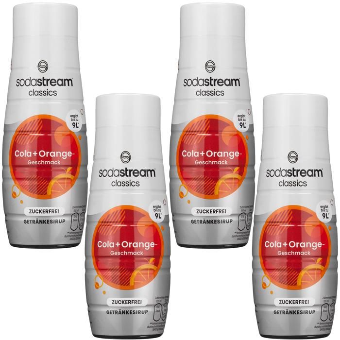 Sirop soda concentré SodaStream Cola Orange Zero Sans sucre Lot — free download