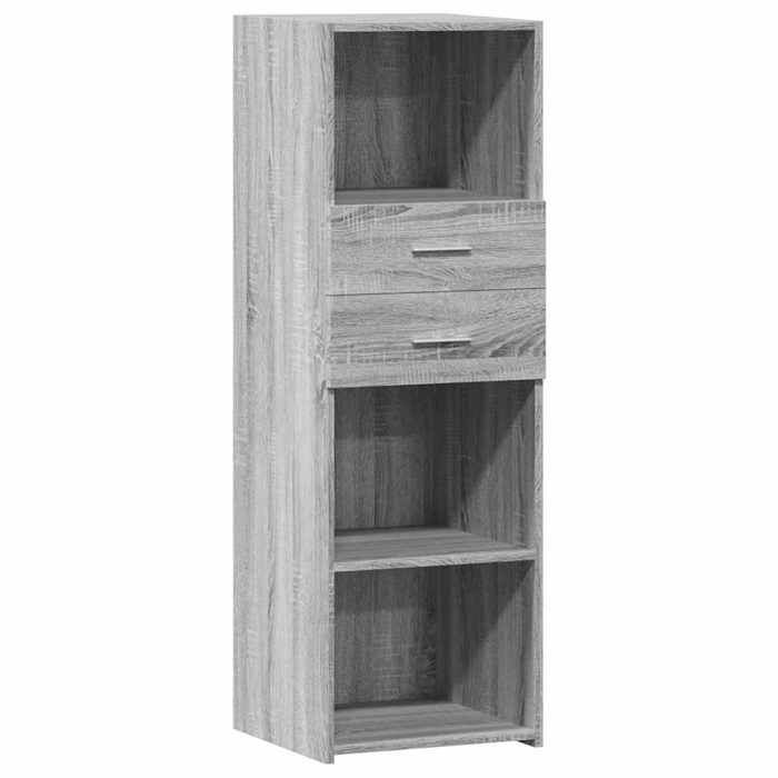 MMT Furniture Armoire De Rangement Haute Blanche 125 Cm - 2 Portes Verrouillables, 2 Étagères, Idéale Bureau Ou Chambre
