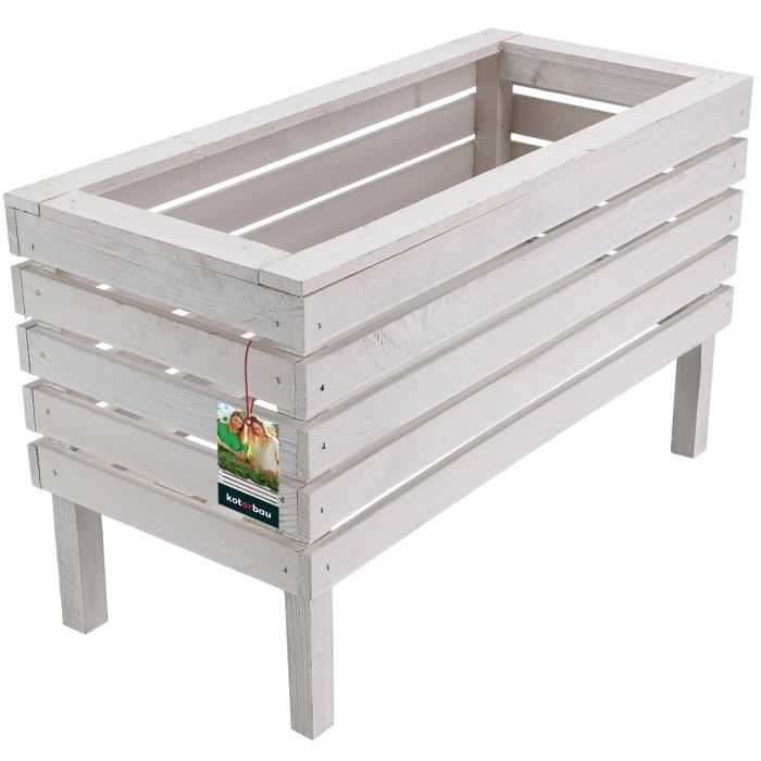 Jardinière Avec Soucoupe Anthracite 50 X 18 X 15 Cm - KOTARBAU | Leroy