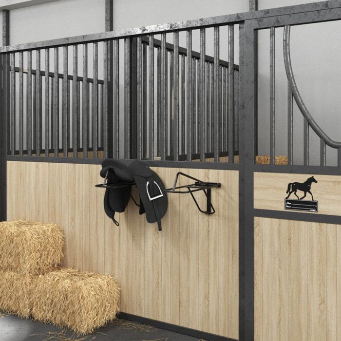 Lot De 2 Porte-selles Pliables Noirs – Support De Selle Autoportant, Capacité De 132 Lb Chacun. Idéal Pour Ranger Vos Selles D'équitation En Toute Sécurité. Neuf Et Pratique !