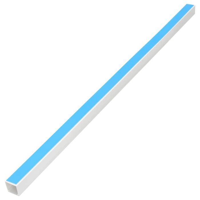 Goulotte Cache-Câbles Auto-adhésive 60x40 Mm – 10 M PVC Blanc, Protège-Câbles Bureau Et Maison