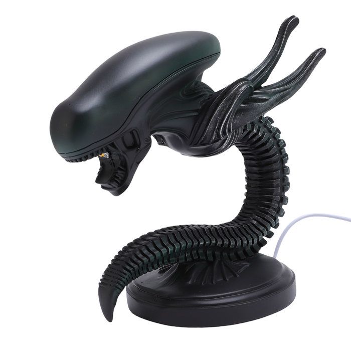 SALALIS Lampe extraterrestre Alien lampe de bureau résine effrayant science-fiction LED deco decorative Lanterne dragon de type B