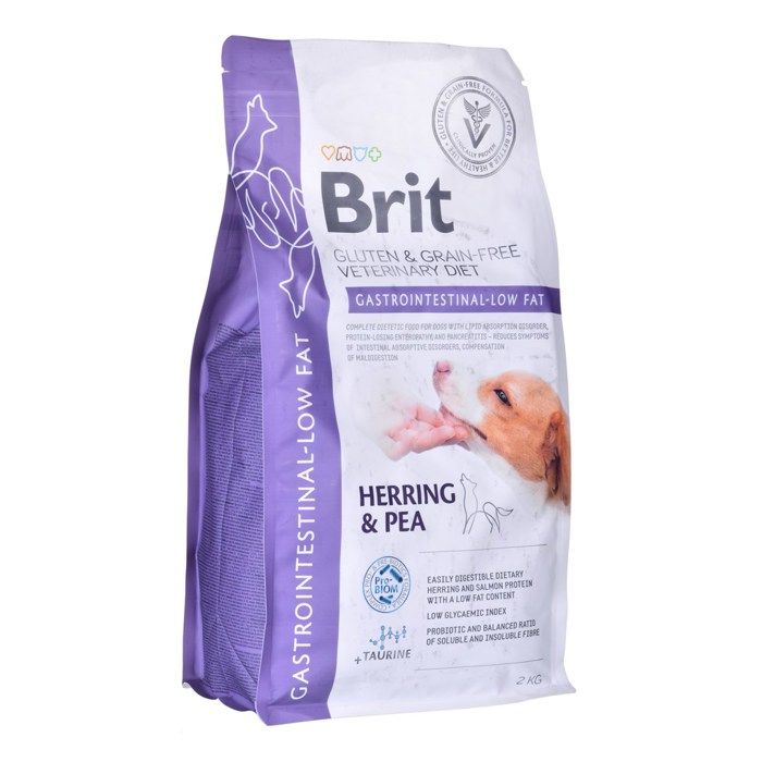 Nourriture sèche pour chiens - Brit - Grain Free VET Diets - Gastro-Pauvre en Graisse - 2 kg - Hareng & Pois Nourriture sèche pour chiens - Brit - Grain Free VET Diets - Gastro-Pauvre en Graisse - 2 kg - Hareng & Pois