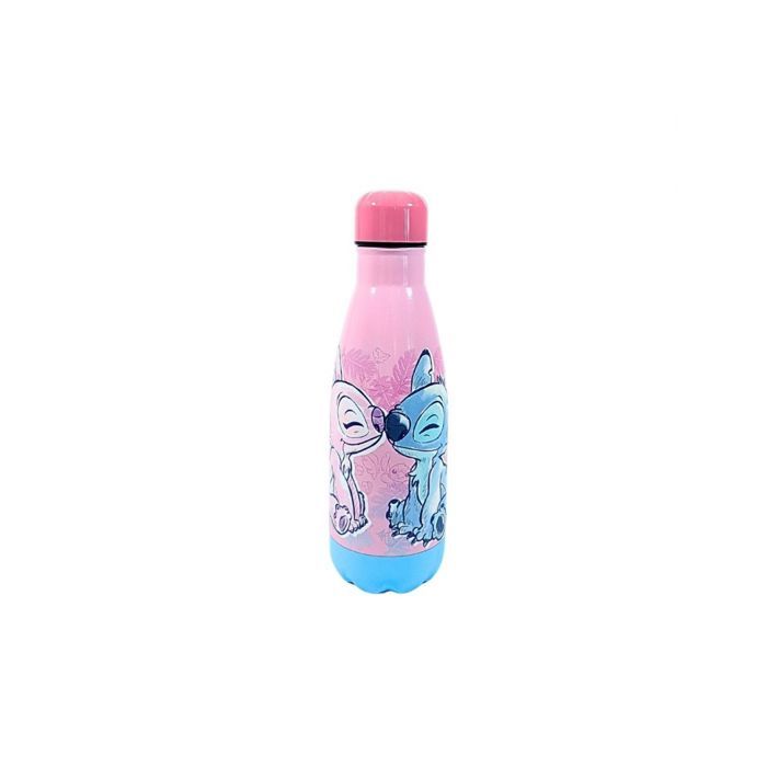 My Sweety Pop - Gourde Acier Inoxydable Stitch & Angel Bleu/Rose- 500ML