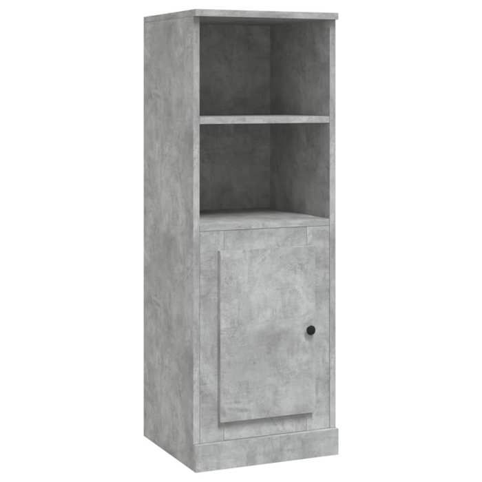 Bois Armoire haute élégant BUFFET RANGEMENT gris béton 36x35 5x103 5 cm bois dingénierie bb2773