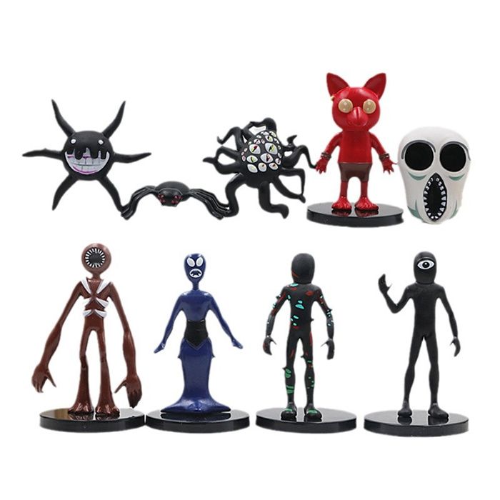 Lot de 9 figurines Roblox Doors Escape The Gate jouets du jeu Digital Monster Sea Urchin cadeau