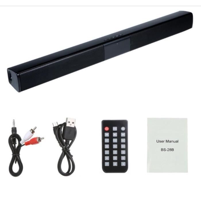 Barre De Son Sans Fil Lifestyle Advance - Haute Définition, Télécommande Incluse, Couleur Noire, Neuve En Boîte