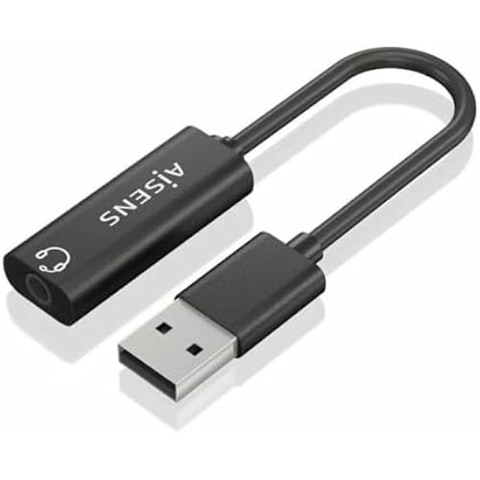 Carte son AISENS A106 0770 USB A Jack 3 5 mm 48 kHz 0 1 - vue 2